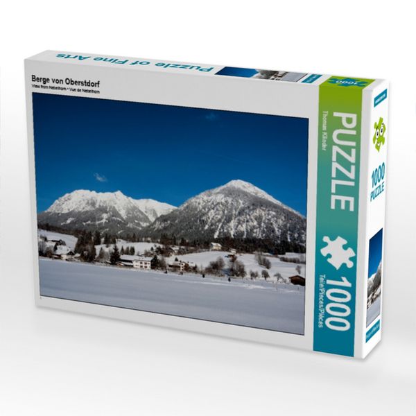 Produktbild: CALVENDO Puzzle Berge von Oberstdorf | 1000 Teile Lege-Gr&ouml;&szlig;e 64x48cm Foto-Puzzle f&uuml;r gl&uuml;ckliche Stunden