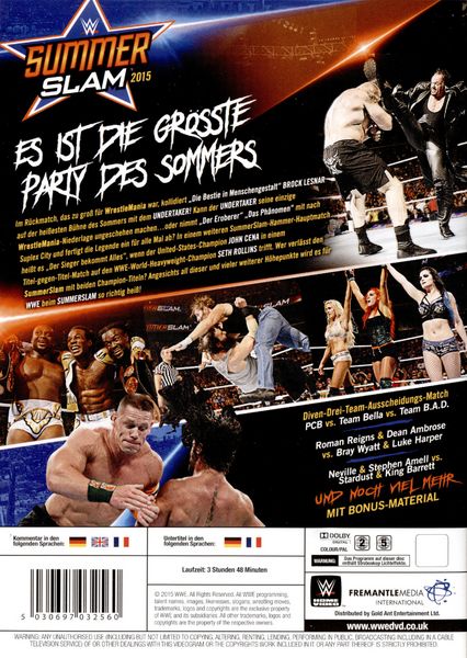 Produktbild: Summerslam 2015