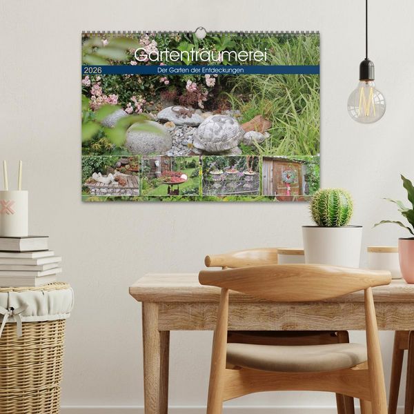 Produktbild: Gartentr&auml;umerei (Wandkalender 2026 DIN A3 quer), CALVENDO Monatskalender
