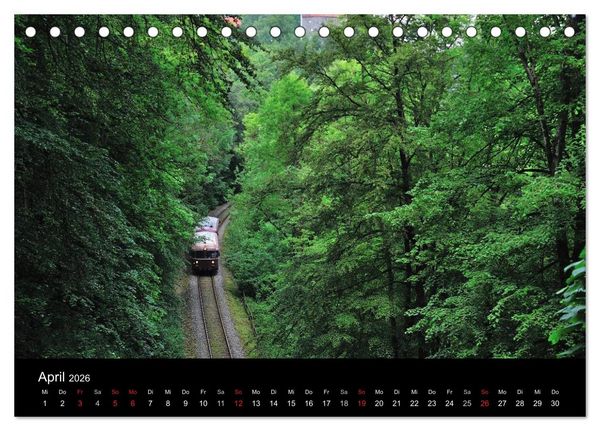 Produktbild: Der Nebenbahnretter (Tischkalender 2026 DIN A5 quer), CALVENDO Monatskalender