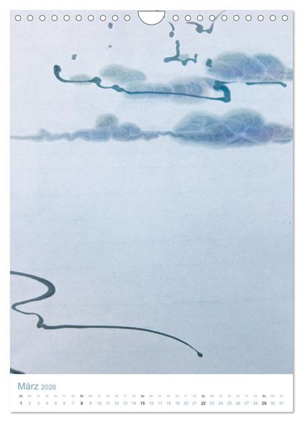 Produktbild: Jahreszeiten in Stil japanischer Malerei - Kunst (Wandkalender 2026 DIN A4 hoch), CALVENDO Monatskalender