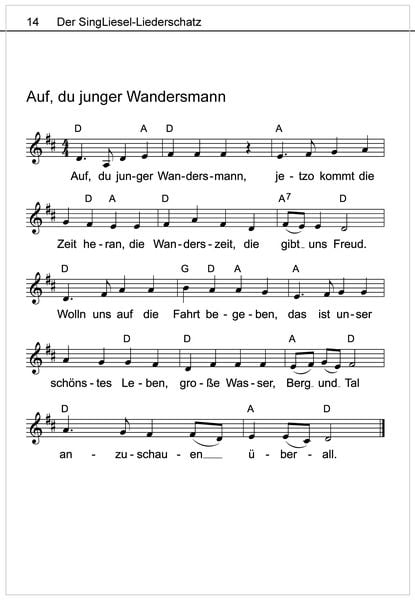 Produktbild: Die sch&ouml;nsten Volkslieder - Das Liederbuch