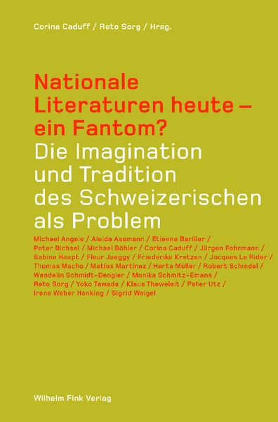 Produktbild: Nationale Literaturen heute - ein Fantom?