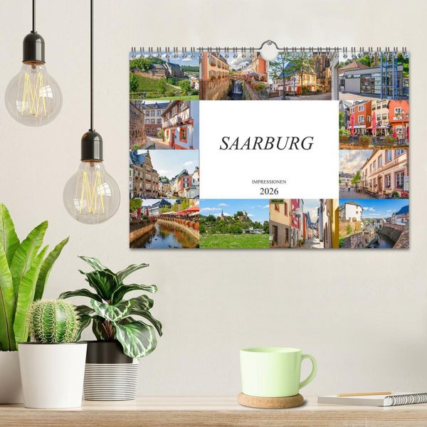 Produktbild: Saarburg Impressionen (Wandkalender 2026 DIN A4 quer), CALVENDO Monatskalender
