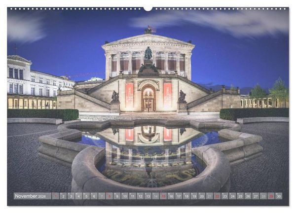 Produktbild: Berlin Citylights (hochwertiger Premium Wandkalender 2026 DIN A2 quer), Kunstdruck in Hochglanz