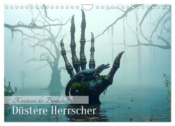 Produktbild: Kreaturen der Dunkelheit - D&uuml;stere Herrscher (Wandkalender 2026 DIN A4 quer), CALVENDO Monatskalender