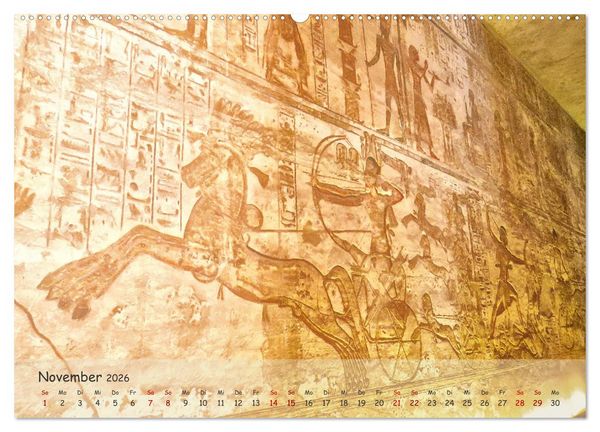 Produktbild: Zwischen Luxor und Abu Simbel - Eine Reise durch die Dynastien (Wandkalender 2026 DIN A2 quer), CALVENDO Monatskalender