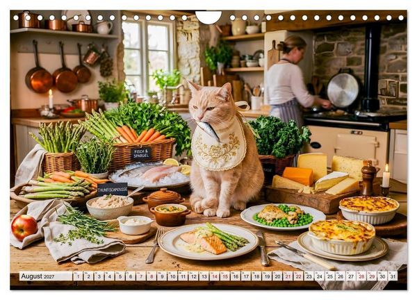 Produktbild: Alles f&uuml;r die Katze - Herrschaft Deluxe mit Charme und Wellness (Wandkalender 2027 DIN A4 quer), CALVENDO Monatskalender