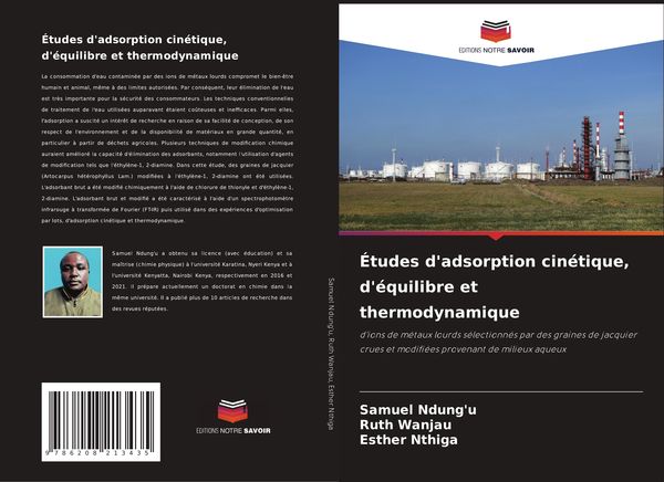 Produktbild: &Eacute;tudes d'adsorption cin&eacute;tique, d'&eacute;quilibre et thermodynamique
