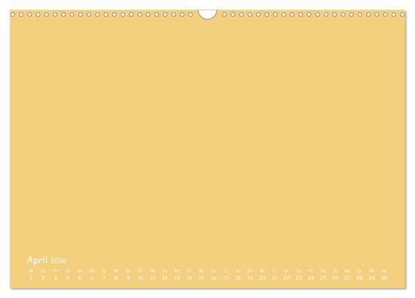 Produktbild: Regenbogen Kinder Bastelkalender - Zum Selbstgestalten - DIY Kreativ-Kalender (Wandkalender 2026 DIN A3 quer), CALVENDO Monatskalender