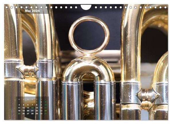 Produktbild: Das Horn, ein herrliches Instrument (Wandkalender 2026 DIN A4 quer), CALVENDO Monatskalender