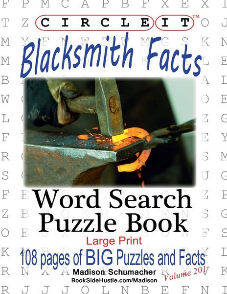 Produktbild: Circle It, Blacksmith Facts, Word Search, Puzzle Book