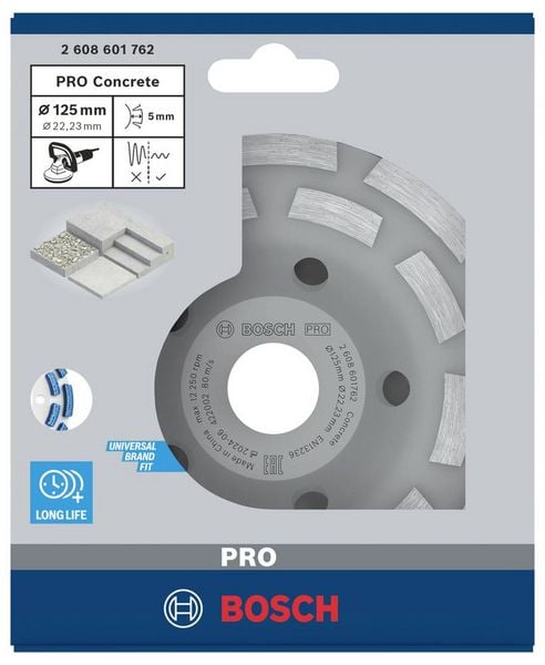 Produktbild: Bosch Accessories 2608601762 Diamantscheibe Durchmesser 125 mm 1 St.