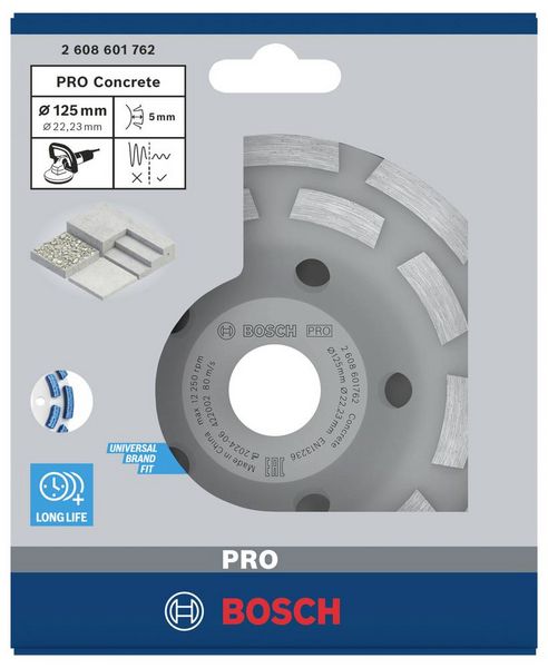 Produktbild: Bosch Accessories 2608601762 Diamantscheibe Durchmesser 125mm 1St.