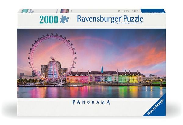 Erwachsenenpuzzle 2000 Teile Panorama - Kunterbuntes London