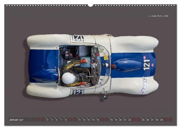 Produktbild: Two-Seater Racing Cars 1950-1960 (hochwertiger Premium Wandkalender 2027 DIN A2 quer), Kunstdruck in Hochglanz
