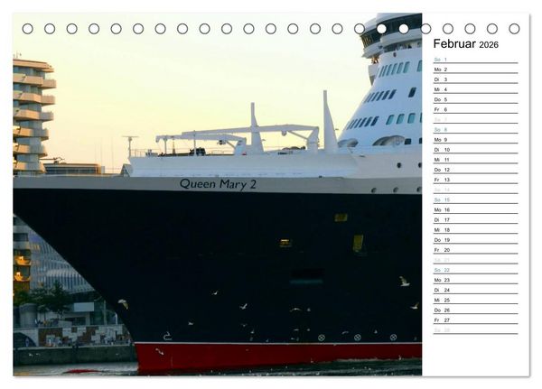 Produktbild: Hafen Hamburg (Tischkalender 2026 DIN A5 quer), CALVENDO Monatskalender