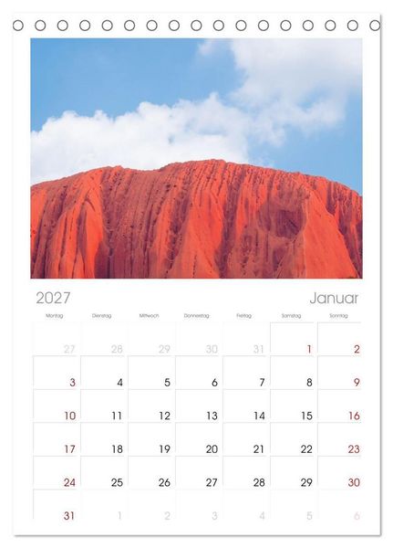 Produktbild: Faszination Australien - eine Traumreise (Tischkalender 2027 DIN A5 hoch), CALVENDO Monatskalender