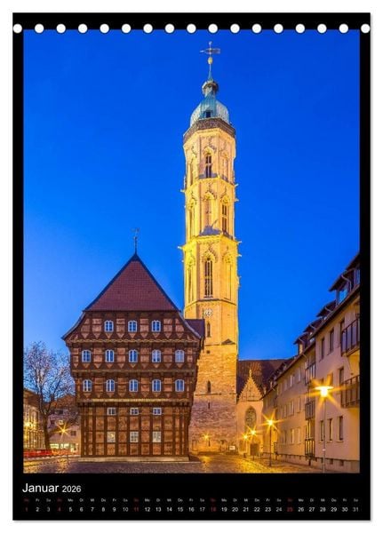Produktbild: Braunschweig im sch&ouml;nsten Licht (Tischkalender 2026 DIN A5 hoch), CALVENDO Monatskalender