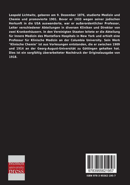 Produktbild: Klinische Chemie