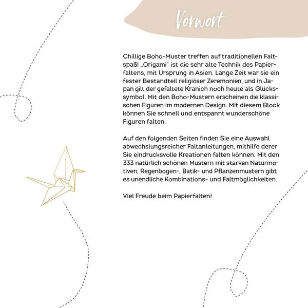 333 Origami – Boho Nature-Style