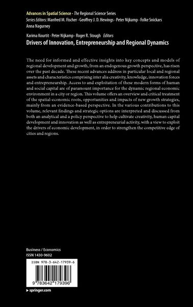 Produktbild: Drivers of Innovation, Entrepreneurship and Regional Dynamics