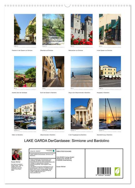 Produktbild: LAKE GARDA DerGardasee: Sirmione und Bardolino (hochwertiger Premium Wandkalender 2026 DIN A2 hoch), Kunstdruck in Hochglanz