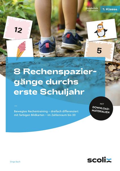 Produktbild: 8 Rechenspazierg&auml;nge durchs erste Schuljahr