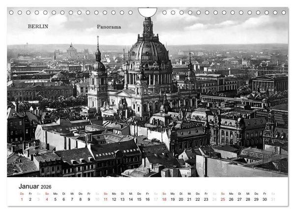 Produktbild: Gr&uuml;&szlig;e aus dem alten Berlin (Wandkalender 2026 DIN A4 quer), CALVENDO Monatskalender