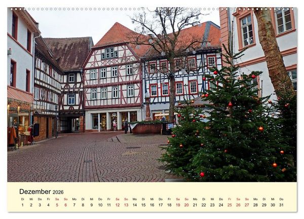 Produktbild: Willkommen in Bensheim an der Bergstra&szlig;e (Wandkalender 2026 DIN A2 quer), CALVENDO Monatskalender