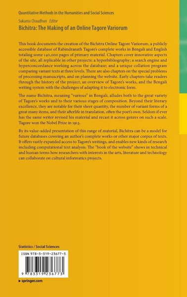 Produktbild: Bichitra: The Making of an Online Tagore Variorum