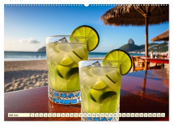 Produktbild: Typisch Brasilien (hochwertiger Premium Wandkalender 2026 DIN A2 quer), Kunstdruck in Hochglanz