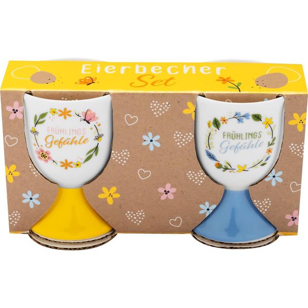 Eierbecher-Set Motiv 'Frühlings Gefühle'
