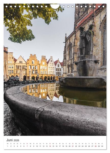 Produktbild: M&uuml;nster - Stadt und Natur (Wandkalender 2026 DIN A4 hoch), CALVENDO Monatskalender