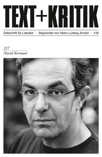 Produktbild: TEXT + KRITIK 217 - Navid Kermani