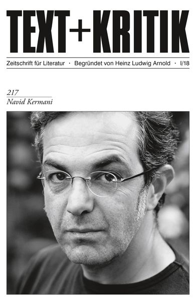 Produktbild: TEXT + KRITIK 217 - Navid Kermani