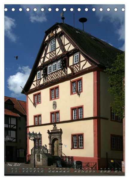 Rotenburg an der Fulda (Tischkalender 2025 DIN A5 hoch), CALVENDO Monatskalender