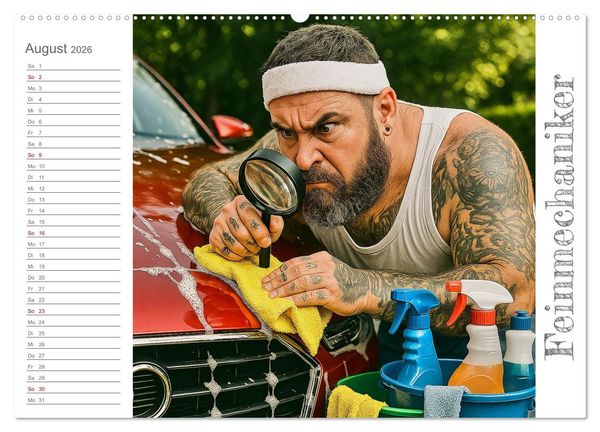 Produktbild: M&auml;nneralarm - Ein Jahr voller herrlicher M&auml;nnlichkeit (Wandkalender 2026 DIN A2 quer), CALVENDO Monatskalender