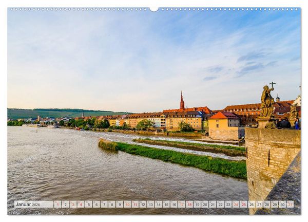Produktbild: W&uuml;rzburg Impressionen (Wandkalender 2026 DIN A2 quer), CALVENDO Monatskalender