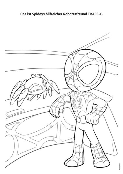 Produktbild: MARVEL Spidey und seine Super-Freunde: Mein cooler Malblock