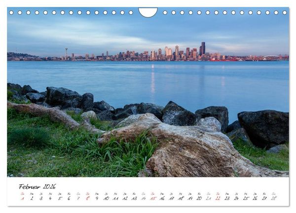 Produktbild: Eine Reise nach Seattle (Wandkalender 2026 DIN A4 quer), CALVENDO Monatskalender