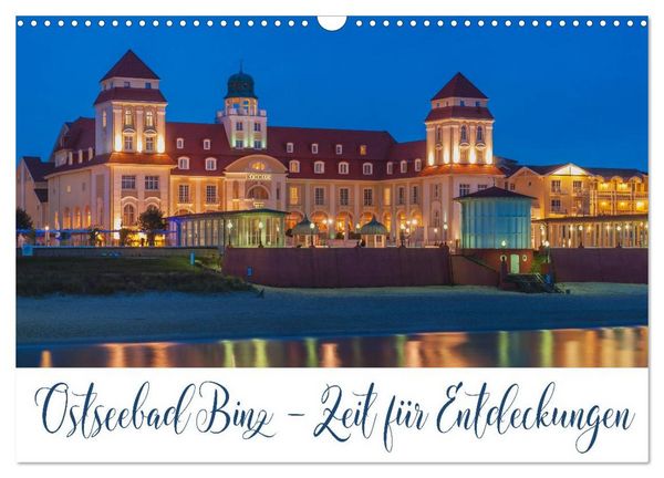 Produktbild: Ostseebad Binz &ndash; Zeit f&uuml;r Erholung (Wandkalender 2026 DIN A3 quer), CALVENDO Monatskalender