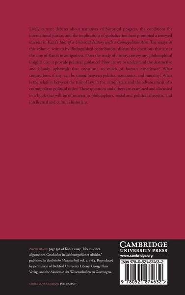 Produktbild: Kant's Idea for a Universal History with a Cosmopolitan Aim