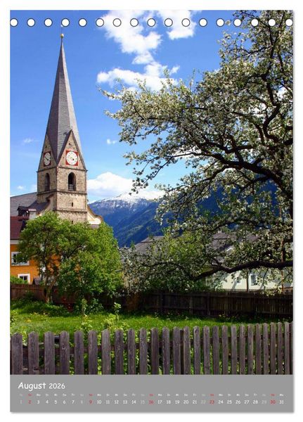 Produktbild: Sch&ouml;nes Land Tirol (Tischkalender 2026 DIN A5 hoch), CALVENDO Monatskalender