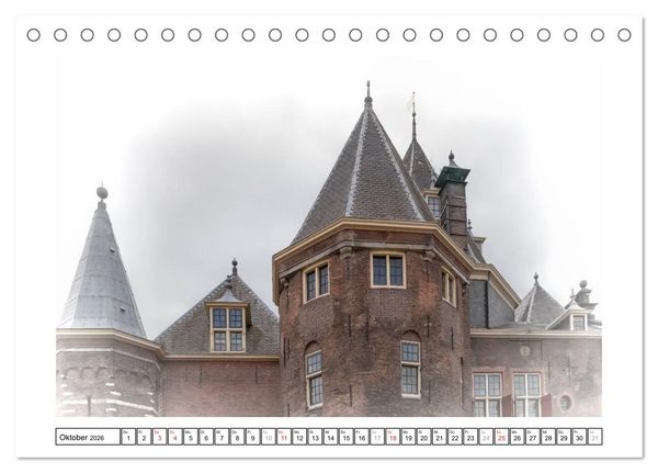 Produktbild: AMSTERDAM Erinnerungen (Tischkalender 2026 DIN A5 quer), CALVENDO Monatskalender