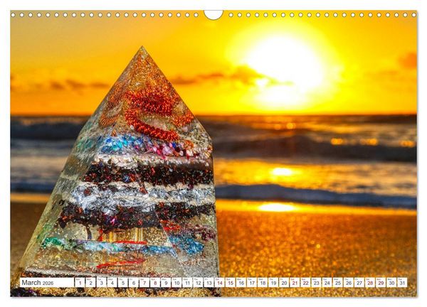 Produktbild: Orgonites - Power and joie de vivre for mind and body (Wall Calendar 2026 DIN A3 landscape), CALVENDO 12 Month Wall Calendar