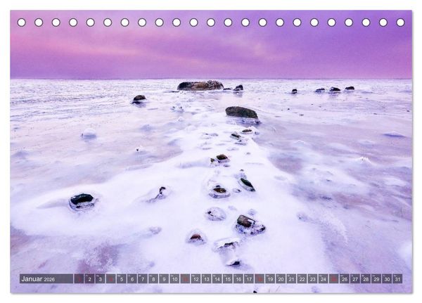 Produktbild: Sch&ouml;ne Ostsee - Impressionen &uuml;bers Jahr (Tischkalender 2026 DIN A5 quer), CALVENDO Monatskalender