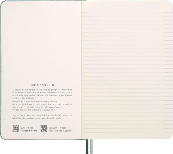 Produktbild: Moleskine Das Jahr der Schlange Bl&auml;tter Notizbuch, L/A5, fester Einband, liniert, mit Box