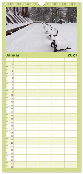 Produktbild: Familienplaner 2027 - Bad Sassendorf mit 5 Spalten (Wandkalender, 21 x 45 cm) CALVENDO