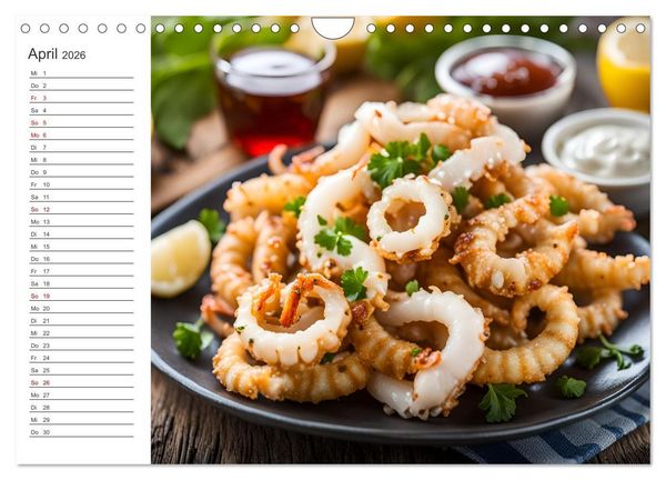 Produktbild: Buongusto Italia - Ein Jahr voller italienischer KI K&ouml;stlichkeiten (Wandkalender 2026 DIN A4 quer), CALVENDO Monatskalender
